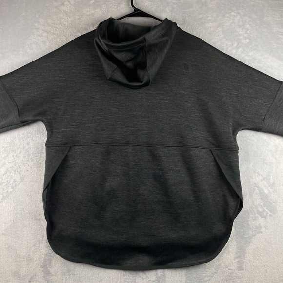 North Face Sweatshirt Women Large Gray Cozy Slacker Full Zip Fleece Lined Hooded - Picture 8 of 11